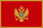Länderflagge - Montenegro - Gr. ca. 40x30cm - 77112 - Stockländerfahne