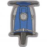 Aufnäher - Roller - 06046 - Gr. ca. 12 x 8 cm - Patches Stick Applikation