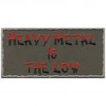 Aufnäher - Heavy Metal - 06093 - Gr. ca. 11 x 5 cm - Patches Stick Applikation
