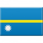 Kühlschrankmagnet - Länderflagge Nauru - Gr.ca. 8x5,5 cm - 38091 - Magnet