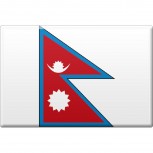 Kühlschrankmagnet - Länderflagge Nepal - Gr.ca. 8x5,5 cm - 38092 - Magnet