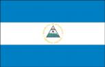 Dekofahne - Nicaragua - Gr. ca. 150 x 90 cm - 80118 - Deko-Länderflagge