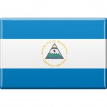 Kühlschrankmagnet - Länderflagge Nicaragua - Gr.ca. 8x5,5 cm - 38094 - Magnet