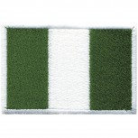 Aufnäher Länderflagge - NIGERIA - 20436 Gr. ca. 8 x 5cm