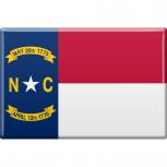 Magnet - US-Bundesstaat North Carolina - Gr. ca. 8 x 5,5 cm - 37133/1 - Küchenmagnet