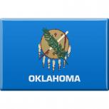 Magnet - US-Bundesstaat Oklahoma - Gr. ca. 8 x 5,5 cm - 37136 - Küchenmagnet