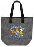 Filztasche mit Stickmotiv - OKTOBERFEST MÜNCHEN - 26255 - Umhängetasche Shopper Bag