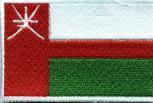 Aufnäher - Oman Fahne - 21643 - Gr. ca. 8 x 5 cm