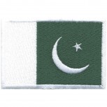 Aufnäher Länderflagge - Pakistan - 21477 Gr. ca.  8 x 5cm