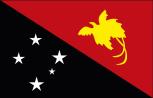 Dekofahne - Papua Neuguinea - Gr. ca. 150 x 90 cm - 80127 - Deko-Länderflagge