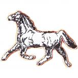 Aufnäher - Pferd - 02112 - Gr. ca. 2 x 5 cm - Patches Stick Applikation