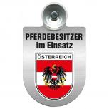Einsatzschild mit Saugnapf Pferdebesitzer im Einsatz 393830 Region Österreich