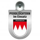 Einsatzschild mit Saugnapf Pferdezüchterin im Einsatz  393832 Region Franken