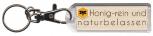 Schlüsselanhänger mit Karabiner - Honig rein und naturbelassen - Gr. ca. 25x7mm - 13278 - Keyholder