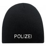 Beanie-Mütze Polizei 55602 schwarz