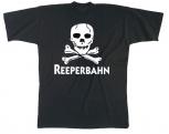 T-Shirt mit Print - Reeperbahn Skull Totenkopf - 10554 schwarz Gr. S-XXL