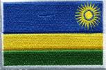 Aufnäher - Ruanda Fahne - 21650 - Gr. ca. 8 x 5 cm