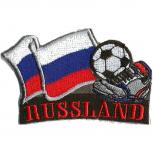 AUFNÄHER Bügeltransfer Patches - Fußball Russland - 77928 - Gr. ca. 8 x 5 cm