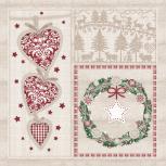 Tissue Servietten 20er-Pack Weihnachten Benita 40x40cm 33966
