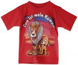 Kinder T-Shirt mit Print - Opa ist mein Kumpel - 08226 rot - Gr. 134/146