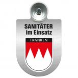Einsatzschild Windschutzscheibe incl. Saugnapf - Sanitäter im Einsatz - 309396-   Regionen nach Wahl Region Baden