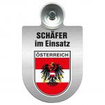 Einsatzschild Windschutzscheibe incl. Saugnapf - Schäfer im Einsatz - 309387 - Region Österreich