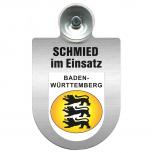 Einsatzschild Windschutzscheibe incl. Saugnapf - Schmied im Einsatz - 309462 - Region Baden-Württemberg