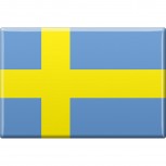 Kühlschrankmagnet - Länderflagge Schweden - Gr.ca. 8x5,5 cm - 37816 - Magnet