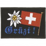 AUFNÄHER - Schweiz - 03274 - Gr. ca. 8.5 x 6 cm - Patches Stick Applikation