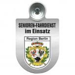 Einsatzschild Windschutzscheibe incl. Saugnapf - Senioren Fahrdienst im Einsatz - 309725 Region Berlin