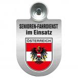 Einsatzschild Windschutzscheibe incl. Saugnapf - Senioren Fahrdienst im Einsatz - 309725 Region Österreich