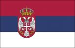 Dekofahne - Serbien - Gr. ca. 150 x 90 cm - 80146 - Deko-Länderflagge