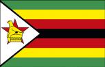 Dekofahne - Simbabwe - Gr. ca. 150 x 90 cm - 80149 - Deko-Länderflagge