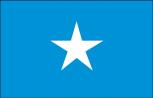 Stockländerfahne - Somalia - Gr. ca. 40x30cm - 77153 - Flagge, Hissfahne, Länderfahne