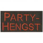 Aufnäher - Party Hengst - 00825 - Gr. ca. 10 x 5 cm - Patches Stick Applikation