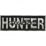 Aufnäher - Hunter-Pussy - 04064 - Gr. ca. 10,5 x 3,5 cm - Patches Stick Applikation