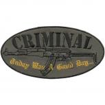 Aufnäher Abzeichen - CRIMINAL...- Gr. ca. 11,5cm x 6cm - 04391
