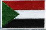 Aufnäher - Sudan Fahne - 21665 - Gr. ca. 8 x 5 cm