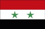 Stockländerfahne - Syrien - Gr. ca. 40x30cm - 77163 - Flagge Fahne