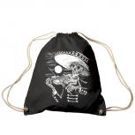Sporttasche Turnbeutel Trendbag mit Print Skelett mit Geige Sombrero Skull Musiker - TB12997