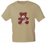 T-Shirt mit Print - Teddy Bär - 06948 - versch. Farben zur Wahl -