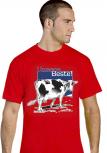 T Shirt mit Print - Kuh - Unsere Beste - TW133 rot - Gr. XXL