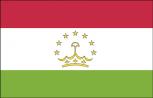 Stockländerfahne -  Tadschikistan - Gr. ca. 40x30cm - 77165 - Schwenkfahne mit Holzstock, Flagge