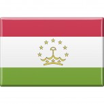 Magnet -  Länderflagge Tadschikistan - Gr. ca. 8x5,5 cm - 37835 - Küchenmagnet
