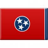 Magnet - US Bundesstaat Tennessee - Gr. ca. 8 x 5,5 cm - 37142 - Küchenmagnet