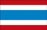 Dekofahne - Thailand - Gr. ca. 150 x 90 cm - 80167 - Deko-Länderflagge