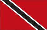Länder-Flagge - Trinidad und Tobago - Gr. ca. 40x30cm - 77170 - Hissflagge, Fahne, Stockländerfahne