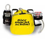 Trinkhelm Spaßhelm mit Printmotiv - Bier macht schön - 51634 - versch. Farben zur Wahl gelb