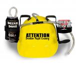 Schutzhelm - Spass-Trinkhelm - Attention - 51672 gelb - aus Kunststoff, größenverstellbar