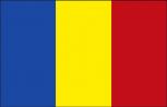 Länder-Flagge - Tschad - Gr. ca. 40x30cm - 77171 - Dekoflagge, Hissfahne, Stockländerfahne